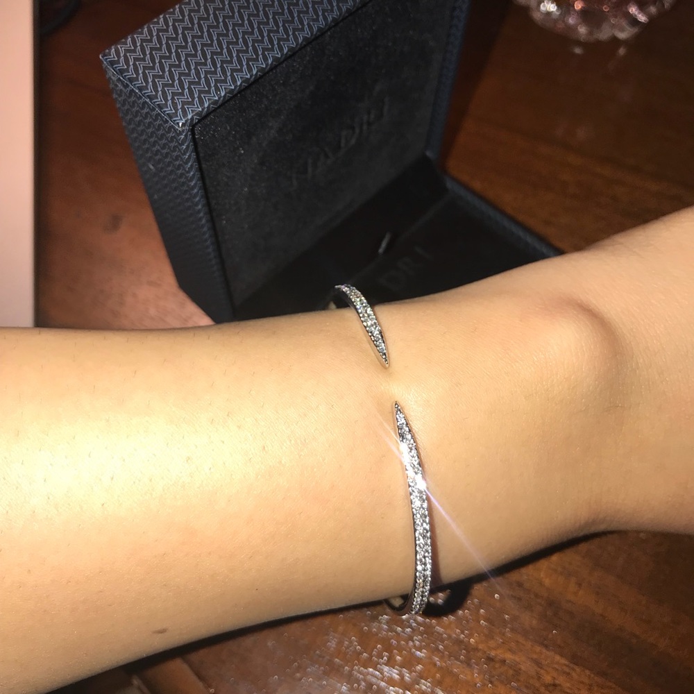 Nadri “Tattoo Pave Hinge” Bracelet